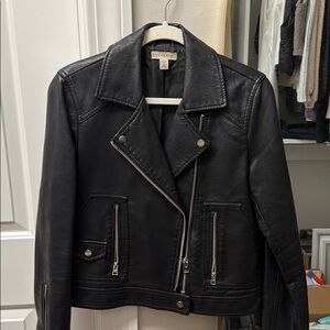Topshop leather jacket